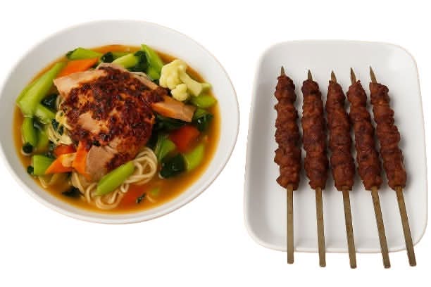 Combo H for One (Summer Special)夏日特供（凉卤面+烤羊肉串）